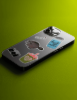 Personalized die cut sticker featuring sharp graphics and durable adhesive backing.